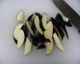茄子のレンジ蒸を中華ダレで♪作り方1写真