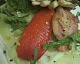 中華？な冷製トマトサラダうどん作り方3写真