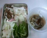 やわらかイカと野菜の生姜炒め作り方1写真