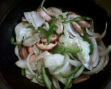やわらかイカと野菜の生姜炒め作り方3写真