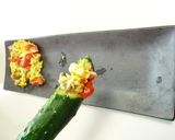 痩せるきゅうり3 きゅうりスプーンエッグ作り方6写真