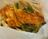 電子レンジで鮭のみそマヨ蒸し作り方5写真