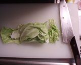 ウッシーの甘味噌炒め＆さっぱりキャベツ作り方1写真
