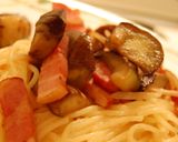 和風なすとベーコン☆たらこスパゲッティ作り方5写真