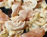 鶏肉のほそぎり炒めのサラダ作り方1写真