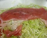 豚とキャベツのチーズ蒸し作り方5写真