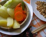 フライパンで作る蒸し野菜★タジン風作り方3写真