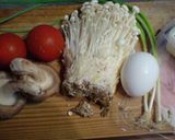 酸辛湯（サンラータン)作り方1写真