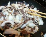 牛肉の甜麺醤炒め作り方3写真