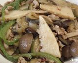 ☆夏野菜と豚肉の紹興酒炒め☆作り方4写真
