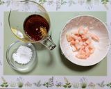 夏の夕飯！なすと海老餡かけ冷やしうどん作り方1写真