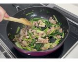 豚肉と小松菜のにんにく醤油炒め★動画あり作り方12写真