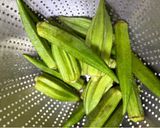 オクラの下処理作り方1写真