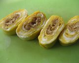 きつねの玉子焼き♪作り方5写真