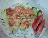 お弁当にも❤豆腐の落とし焼き作り方6写真