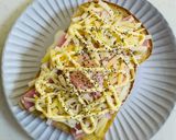 朝食ランチ♡ベーコンエッグチーズトースト作り方3写真