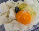 うどん麺リメイクお好み焼き作り方1写真