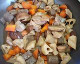 ＴＨＥ和食❤フライパンで簡単いり鶏❤作り方5写真