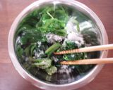 ほうれんのゴマ和えに海苔いれちゃいました作り方2写真