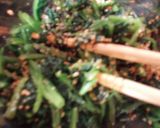 ほうれんのゴマ和えに海苔いれちゃいました作り方3写真