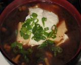 お味噌汁★山芋の赤だし作り方4写真