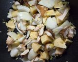 酢鶏　キャベツ&じゃがいもスープ作り方4写真