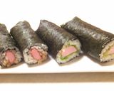 魚肉ソーセージで＠ゴッツイ日の丸のり巻ｗ作り方3写真