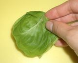 お弁当に♪サラダ菜のカップ作り方3写真