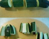 ✿ズッキーニの豚肉巻き照り焼き✿作り方1写真