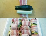 ✿ズッキーニの豚肉巻き照り焼き✿作り方3写真