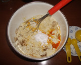 レンジで簡単・豆腐とホタテ缶の茶碗蒸し作り方3写真