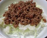 ひき肉・キャベツ・ポテトでヘルシー丼作り方12写真