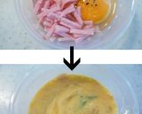 簡単！朝食・ランチ★電子レンジでオムレツ作り方1写真