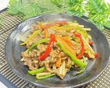パプリカと豚肉のポン酢照り焼き作り方8写真