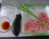 簡単☆豚しゃぶ＆なすの揚げ物作り方1写真