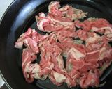 牛肉とかぶの炒め物作り方4写真