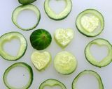 きゅうりの飾り♡...✿素麺やサラダに♪ 輪◎＋輪◎作り方3写真
