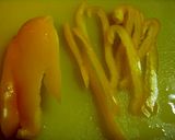 パプリカのせん切り作り方2写真