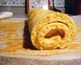 ブルーベリーヨーグルトソースロールケーキ作り方4写真