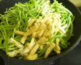 さつま芋の茎の炒め煮作り方4写真