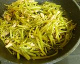 さつま芋の茎の炒め煮作り方6写真