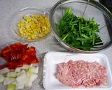 ニラ玉鶏丼作り方1写真