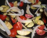 和風イタリアン☆ナスとトマトのパスタ作り方3写真