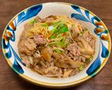 豚ひき肉とキノコの煮込み麺作り方8写真