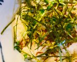 毎日のしろごはん●カイワレ海苔ごはん作り方2写真