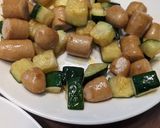 ズッキーニとウィンナーのカレー炒め作り方5写真