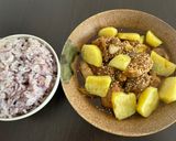 鶏ももとじゃがいもの味噌照り焼き作り方8写真