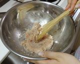 鶏ササミのつくねハンバーグ☆作り方2写真