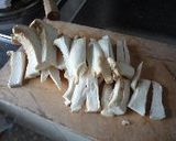 豚肉とエリンギの　レンチン☆味噌バター作り方1写真