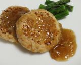 鶏ササミのつくねハンバーグ☆作り方7写真